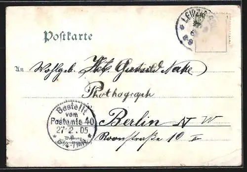 AK Leipzig, Schmuckplatz mit Reichsgericht