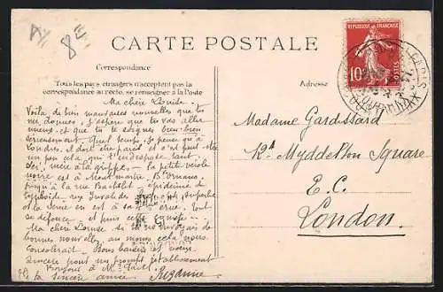 AK Paris, Crue de la Seine, Janvier 1910, Effondrement Boulevard Haussmann et rue Pasquier, Hochwasser
