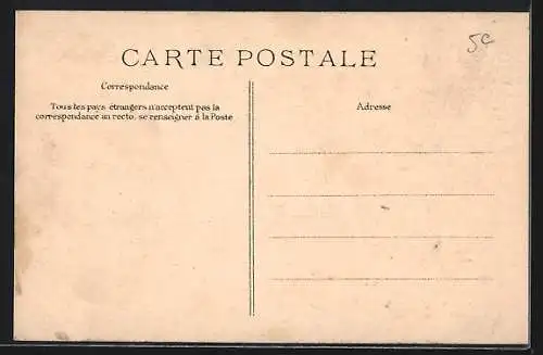AK Paris, Rue de Bièvre, 30 Janvier 1909, Crue de la Seine