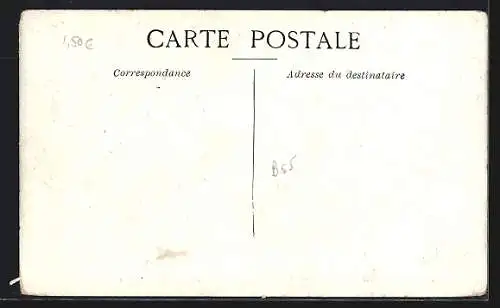 AK Paris, Transports des habitants à dos d`homme, Inondations