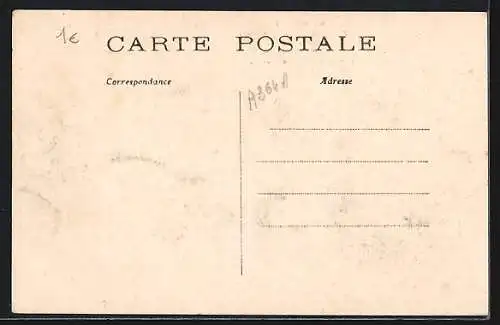 AK Paris, Avenue Ledru-Rollin, un habitant rentrant à son domicile, Inondations 1910