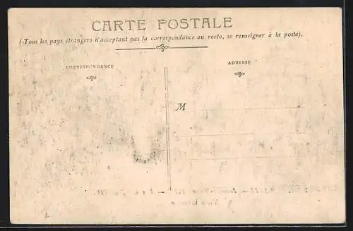 AK Paris, Villa inondée, Inondations 1910