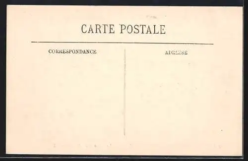 AK Paris, Inondation de la Seine 1910, La chambre des députés