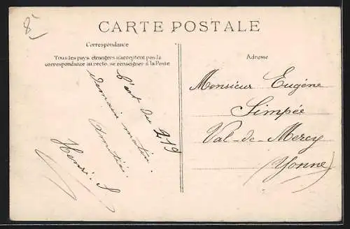 AK Paris, gare Saint-Lazare, vue de la rue de Rome, crue de la Seine 1910, Hochwasser