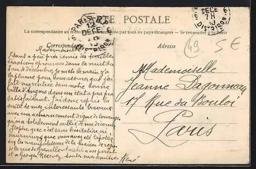 AK Angers, Inondations de Décembre 1910, Rue du Cornet