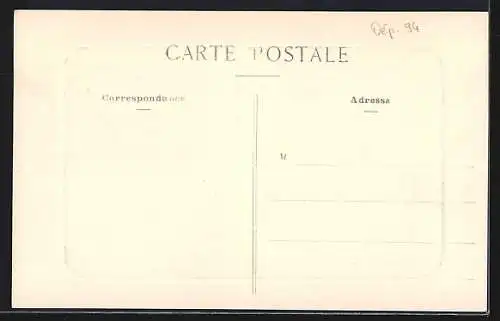 AK Alfort, Inondations 1910, Rue Eugène.Renault