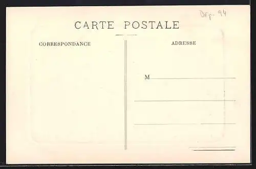 AK Charenton, Inondations 1910, Quai de Charenton, Pont du chemin de fer