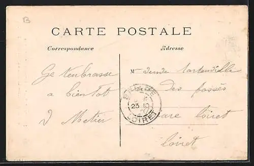 AK Ivry-Centre, Inondations 1910, Rue de la Mairie, le Quai d`Embarquement