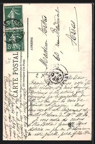 AK Orleans, Inondation de la Loire 1907, La Rue de la Tour