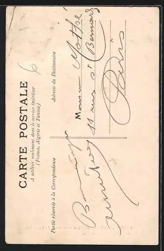 AK Saintes, Inondations 1904, Quai Reverseaux