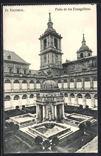 AK Escorial, Monasterio de el Escorial, Patio de los Evangelistas