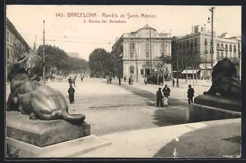 AK Barcelona, Rambla de Santa Mónica