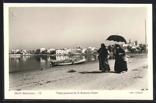 AK Ibiza /Baleares, Vista general de S. Antonio Abad