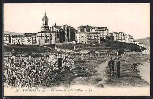 AK Fuenterrabia, Vista tomada desde la Playa