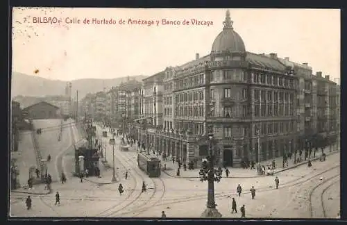 AK Bilbao, Calle de Hurtado de Amézaga y Banco de Vizcaya