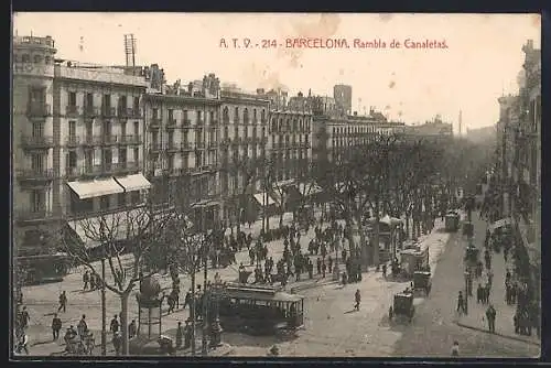 AK Barcelona, Rambla de Canaletas