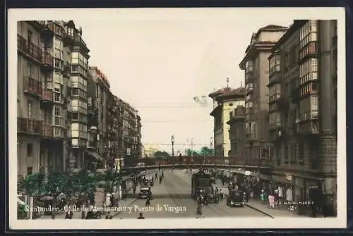 AK Santander, Calle de Atarazanas y Puente de Vargas