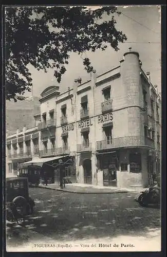 AK Figueras, Vista del Hotel de Paris