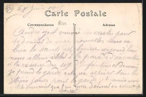 AK Chaumont, Vue sur le Faubourg des Tanneries prise du Donjon