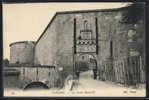 AK Langres, La Porte Henri-IV