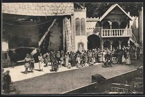 AK Chaumont, Amphithéâtre du Parc Ste-Marie, Jeanne d`Arc, édifié des Greux, 1er acte
