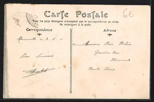 AK Chaumont, Salut de Chaumont avec vues multiples intégrées dans les lettres