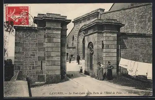 AK Langres, Le Pont-Levis de la Porte de l`Hôtel de Ville