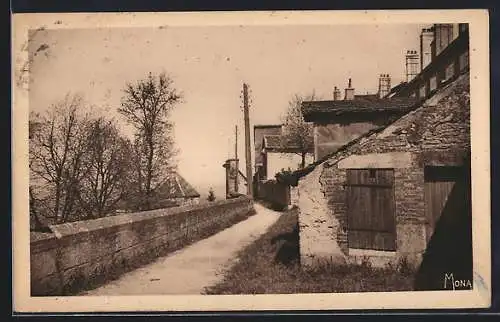 AK Langres, Un coin des remparts