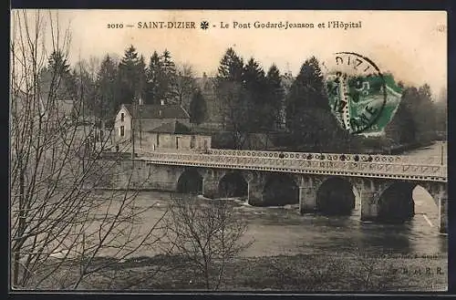 AK Saint-Dizier, Le Pont Godard-Jeanson et l`Hôpital