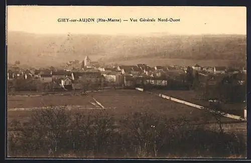 AK Giey-sur-Aujon, Vue Générale Nord-Ouest