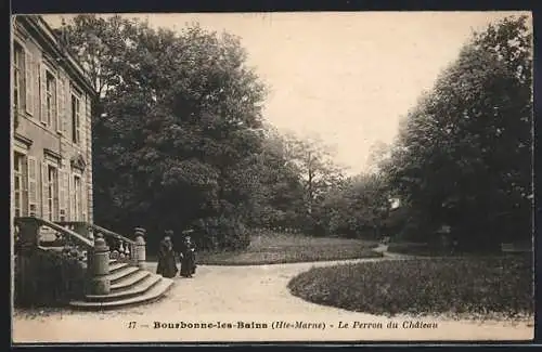 AK Bourbonne-les-Bains, Le Perron du Château