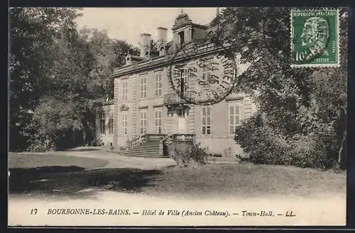 AK Bourbonne-les-Bains, Hôtel de Ville (Ancien Château)