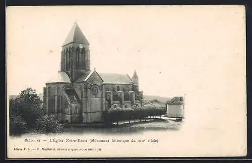 AK Blécourt, L`église Notre-Dame (Monument historique du XIIIe siècle)