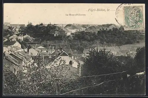 AK Fayl-Billot, Le Mont d`Olivet vue sur le village