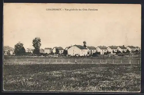 AK Chalindrey, Vue générale des Cités Ouvrières