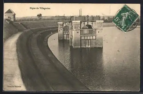 AK Villegusien, Digue et infrastructures hydrauliques