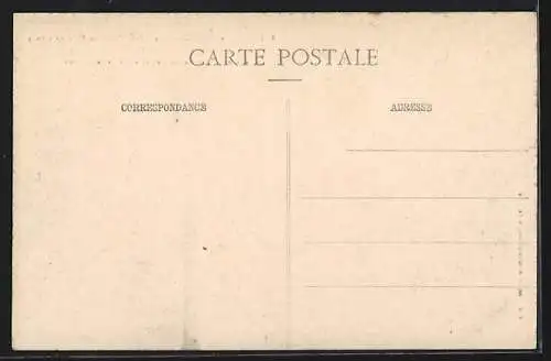 AK Langres, Le Grand Séminaire transformé en caserne 1914, tour et bâtiment démolis pour la cour