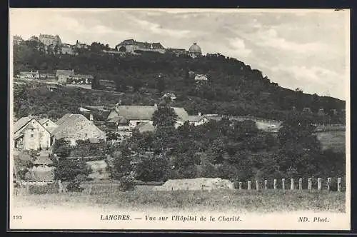AK Langres, Vue sur l`Hôpital de la Charité