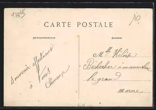 AK Vouécourt, Le Pont et l`Église