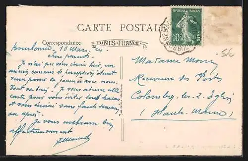 AK Bourbonne-les-Bains, Le Château, La Cour, Bibliothèque et Musée