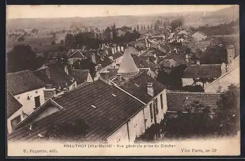 AK Prauthoy, Vue générale prise du clocher