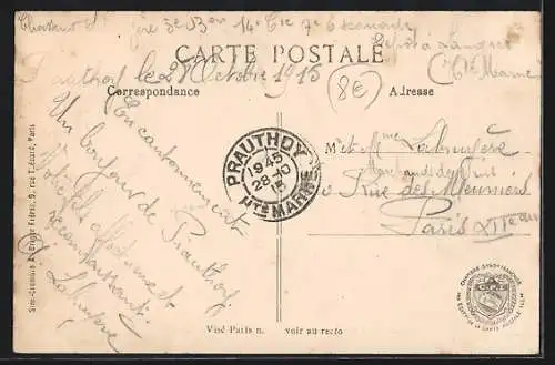 AK Prauthoy, Vue générale prise du clocher