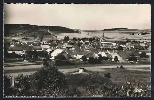 AK Orges, Vue générale du village et des champs environnants