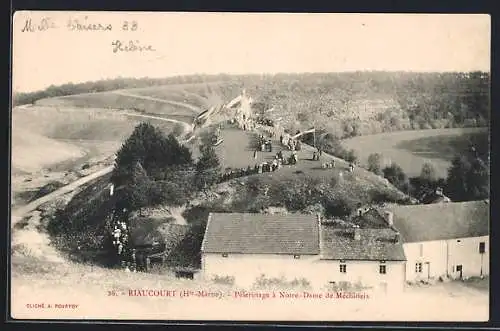 AK Riaucourt, Pèlerinage à Notre-Dame de Méchinieux