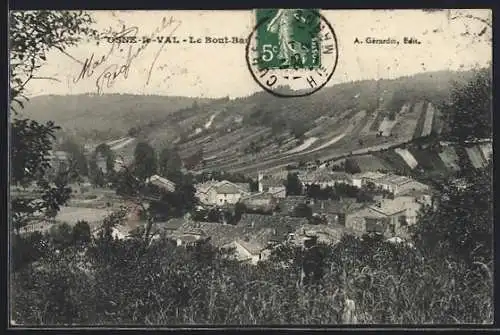 AK Osne-le-Val, Le Bout-Bas et les collines environnantes