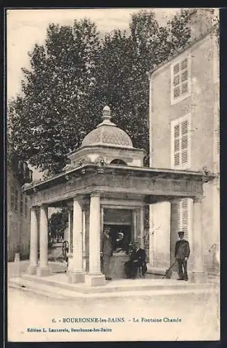 AK Bourbonne-les-Bains, La Fontaine Chaude