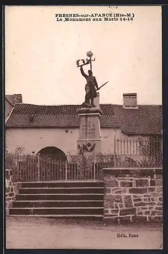 AK Fresnes-sur-Apance, Le Monument aux Morts 14-18