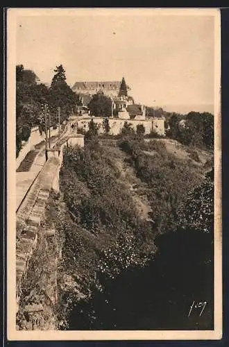 AK Langres, Les Remparts et la vue panoramique