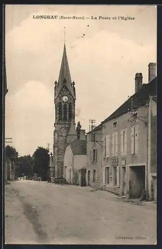 AK Longeau, La Poste et l`Église
