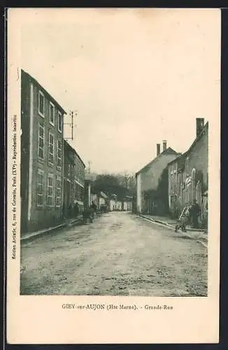 AK Giey-sur-Aujon, Grande-Rue